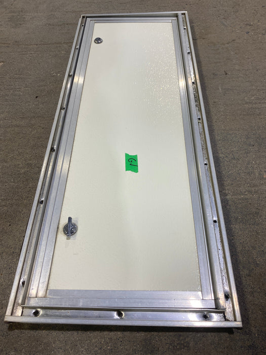 Used Square Cornered Cargo Door 29 1/2" W x 10 1/4" H X 1" D