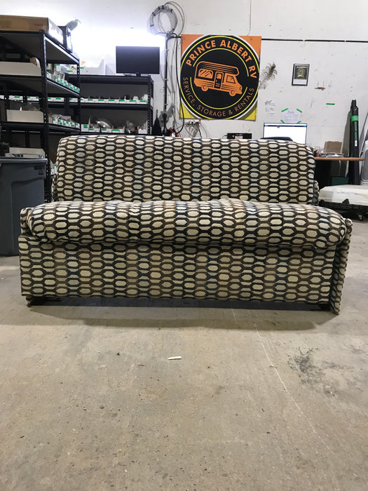 Used Jackknife RV Sofa, With Base - 65” x 38”