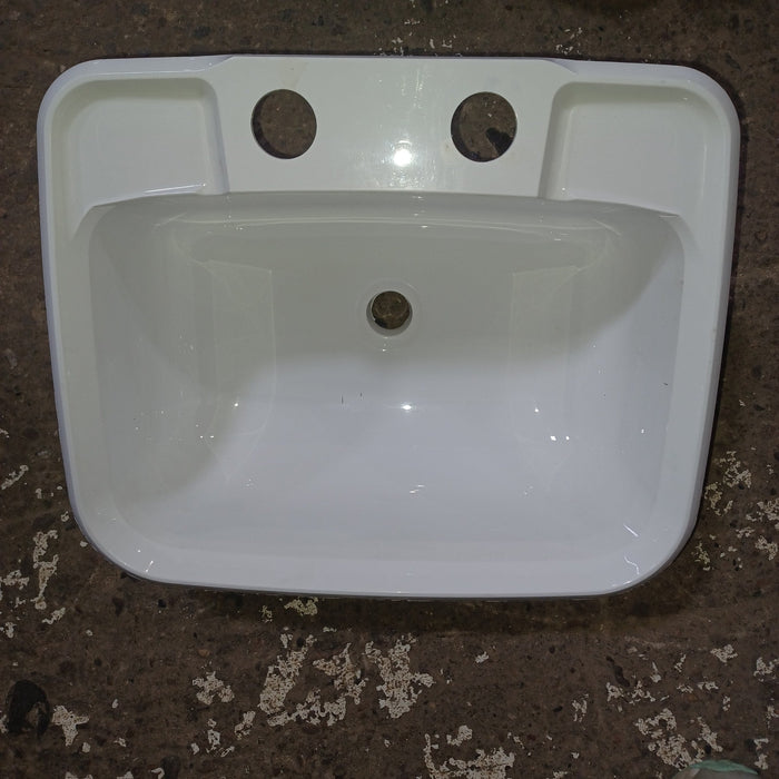 Used Bathroom Sink  14 3/4" X 12 1/4" X 6 1/4" D