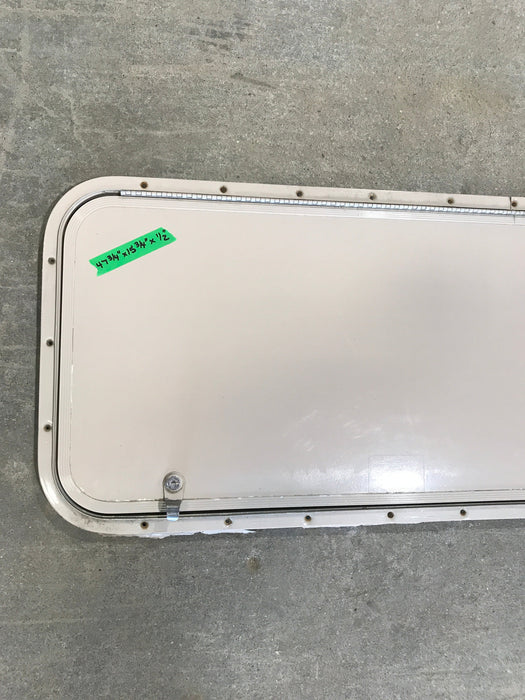 Used Radius Cornered Cargo Door 47 3/4" W x 15 3/5" H x 1/2" D