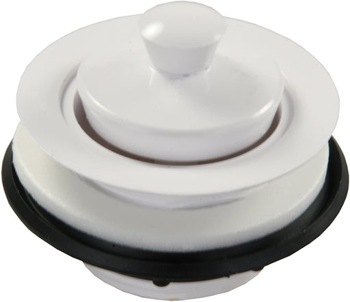 JR Products 95095 White Plastic Strainer with Pop-Stop Stopper - Young Farts RV Parts