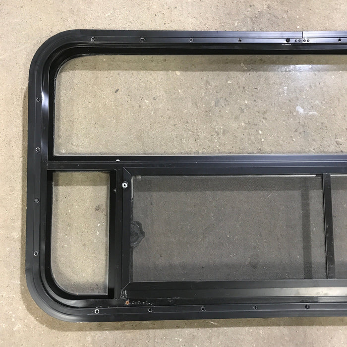 Used Black Radius Opening Window : 45.5" x 21.25" x 1.875"