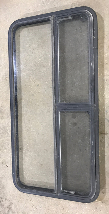 Used Black Radius Window : 53 1/4" W x 25 1/4" H x 2 1/4" D