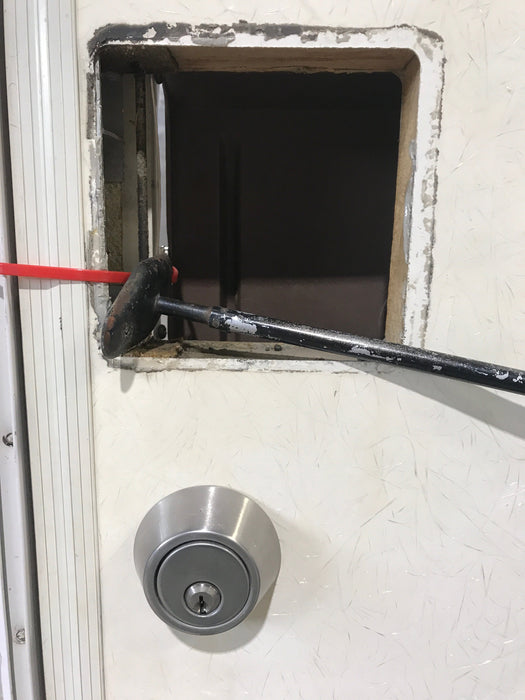 Used RV Square Entry Door 26 1/2" x 77 1/2"