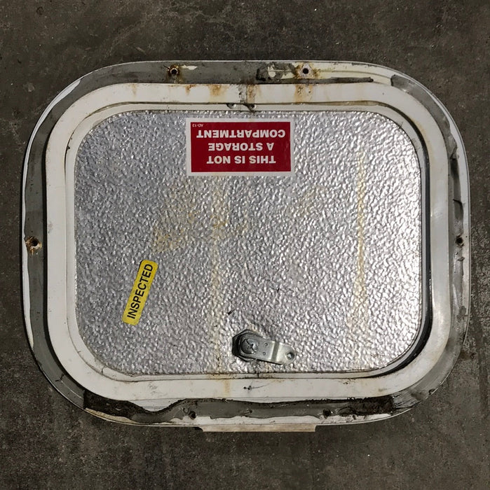 Used Radius Cargo / compartment Door 11 3/4" W x 9 1/4" L x 1/2" D
