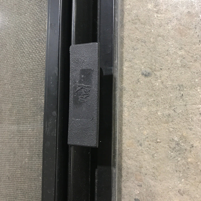 Used Black Radius Opening Window : 29.5" X 17.5" X 1.875"
