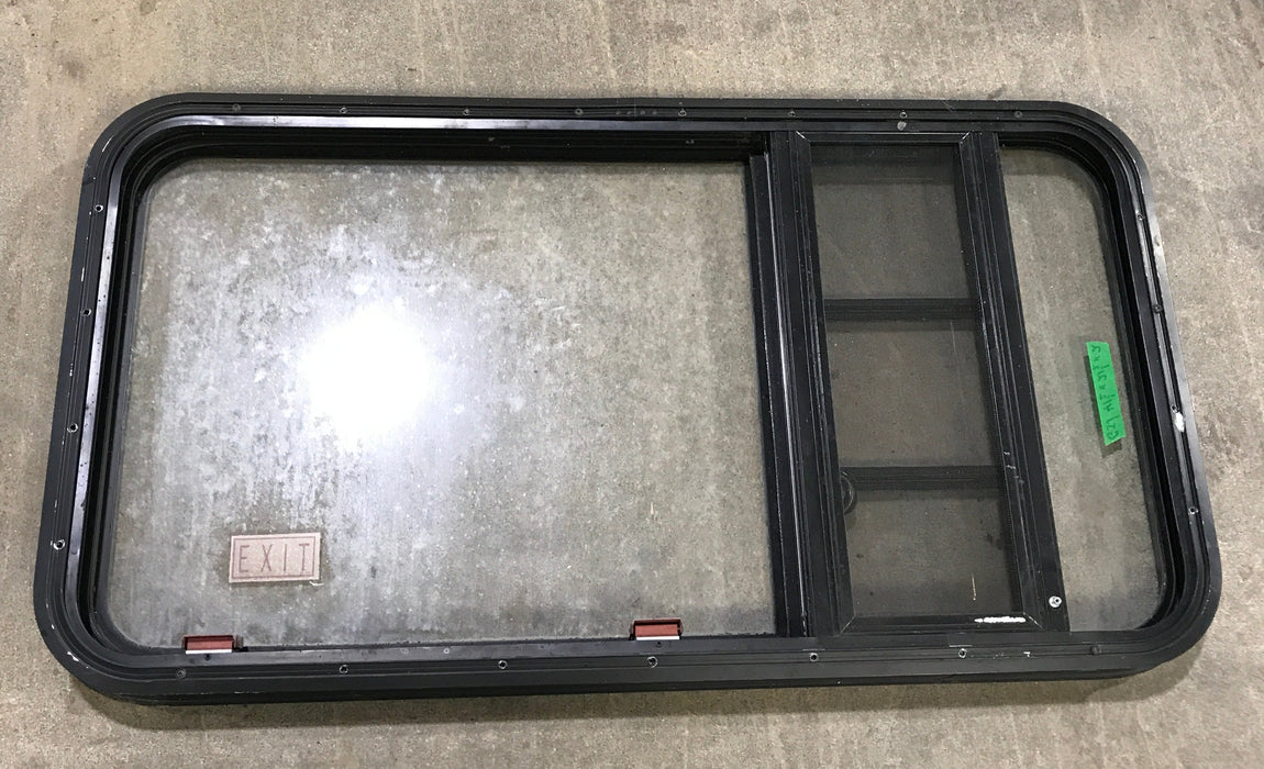 Used Black Radius Emergency Opening Window : 41 1/2" W x 21 1/2" H x 2" D