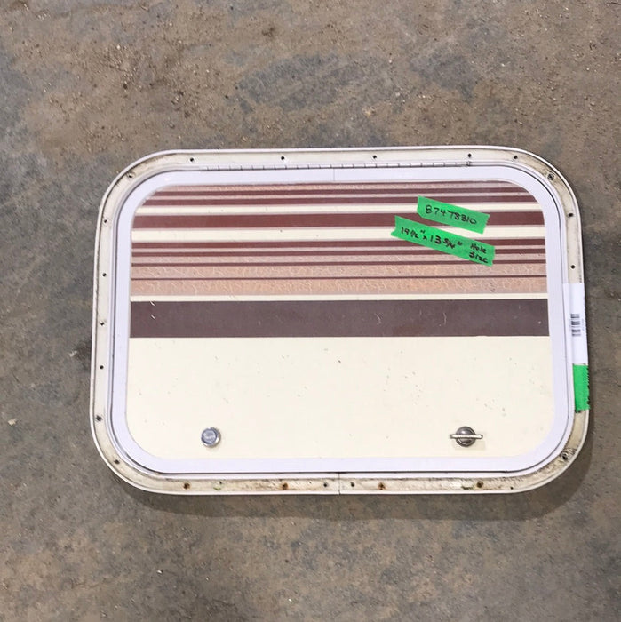 Used Radius Cornered Cargo Door 19 1/2" W x 13 3/4" H x 3/4 "D