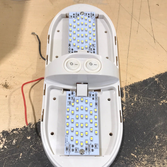 Used Light Fixture *DOUBLE* Off- White