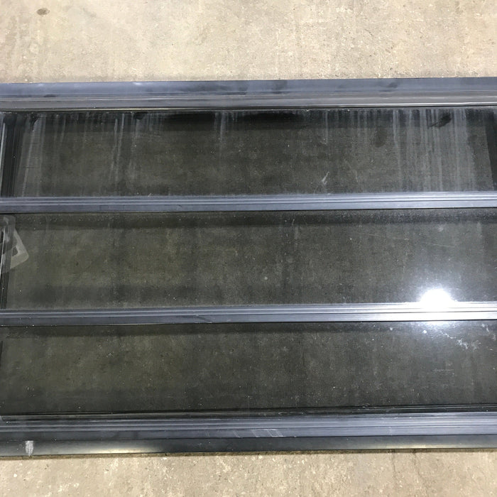 Used Black Radius Opening Window : 59.75" x 21.75" x 2"