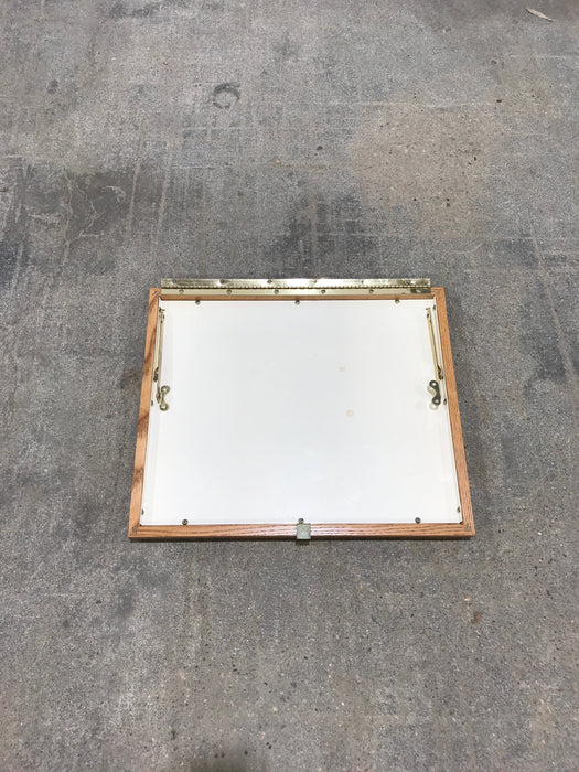 Used RV Mirror & Fold Down Table Top/ Tray 18 1/2 W x 15 1/2" H