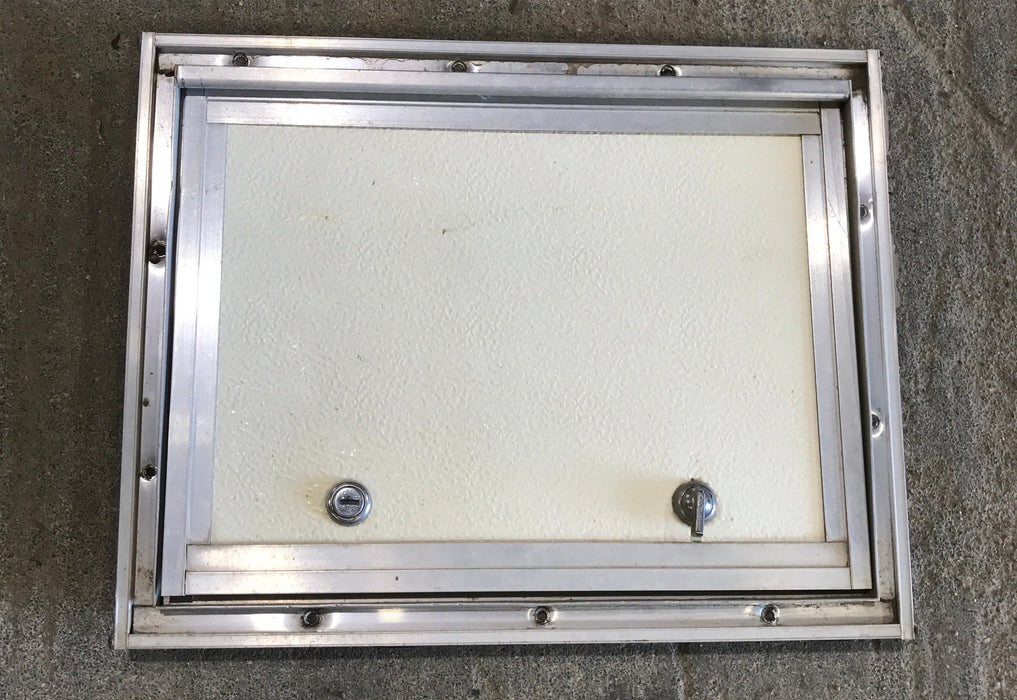 Used Square Cornered Cargo Door 13 1/2" x 10 1/2" x 1"D