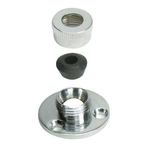 WHITECAP Boat Deck Cable Outlet - With Rubber Gaskets And Threaded Cap - S-0717C