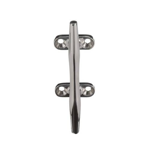 Attwood Marine Boat Rope Cleat - Hollow Base - 5" L - Silver; Single - 66398-3