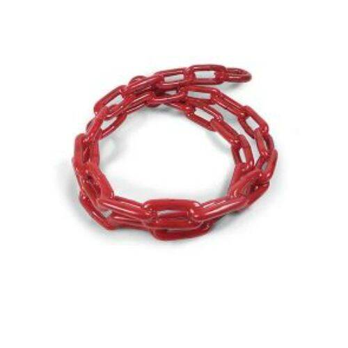 GREENFIELD Boat Anchor Rode Steel Chain - 1370 lbs Working Load Limit; Red - 2116-RD