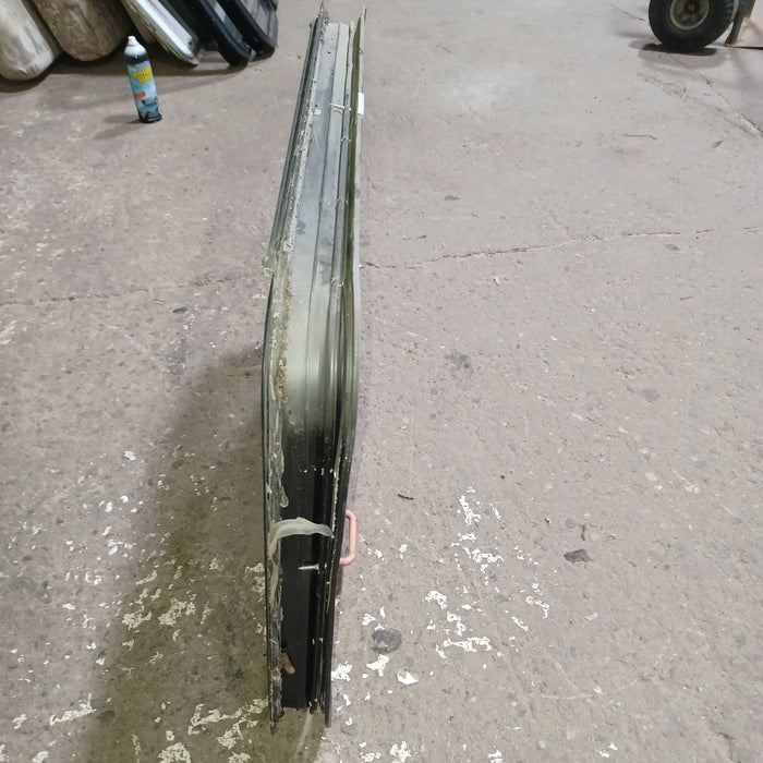 Used Young Farts RV Parts Black Radius Emergency Opening Window - 29.375″ X 21.25″ X 2″
