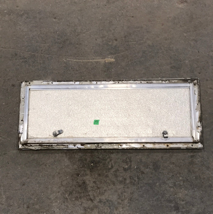 Used Square Corner cargo door  29 1/2" W x 10 1/2" H x 1"D
