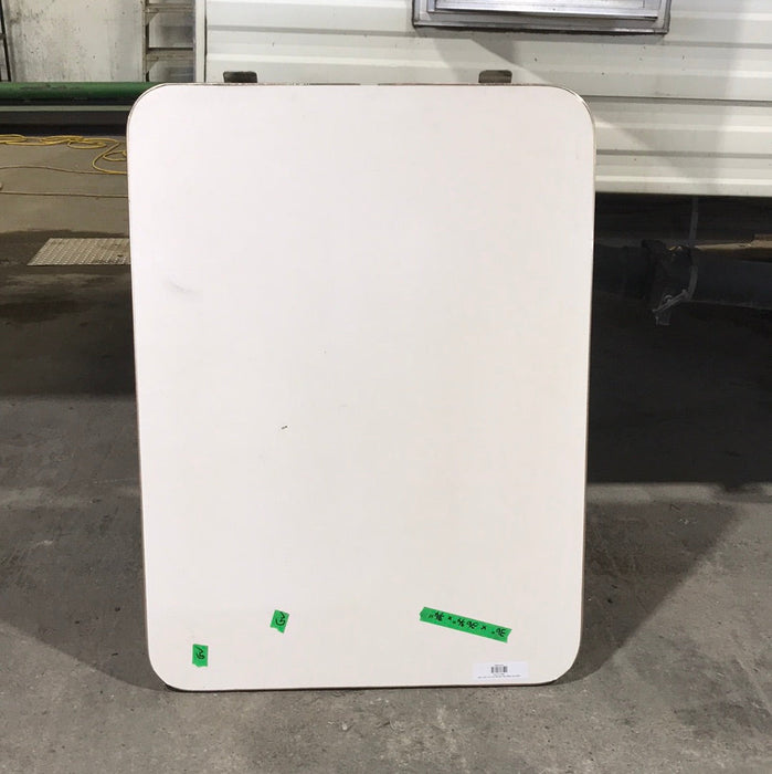 Used RV Table Top with leg 26 1/2" x 36" x 3/4"