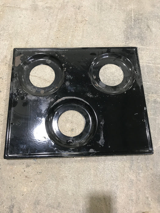 Used Atwood/ Wedgewood 3-Burner Main Top, Black - 53082