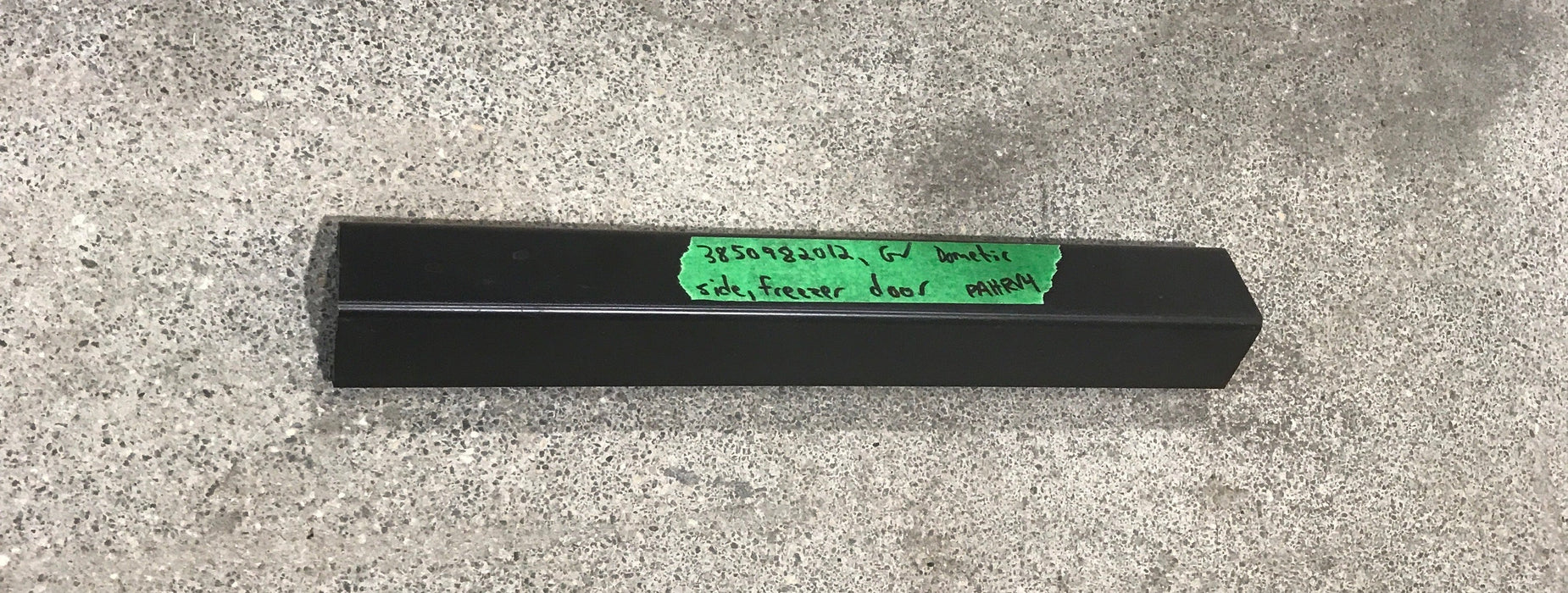 Used Dometic Black Freezer Door Side Trim 3850982012