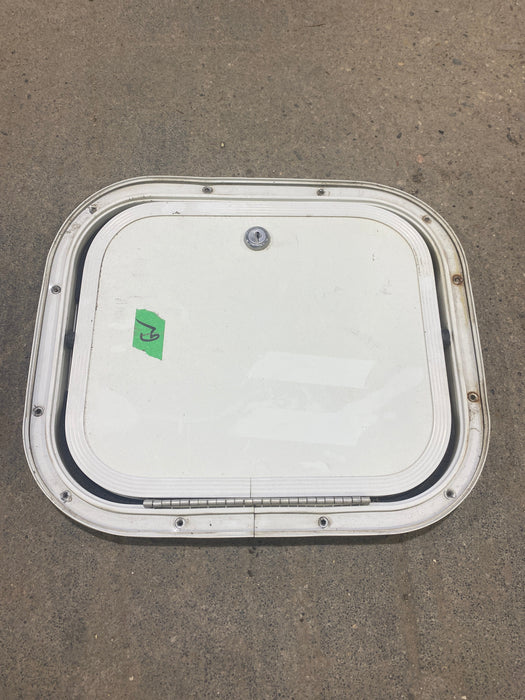 Used Radius Cornered Cargo Door 12" W x 10" H x 1/2" D