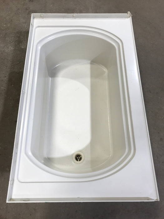 Used RV Bath Tub, Left Hand Drain - 40” L x 24" W