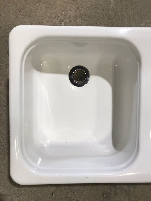 Used Double Kitchen Sink  26 1/2” W x 15” L