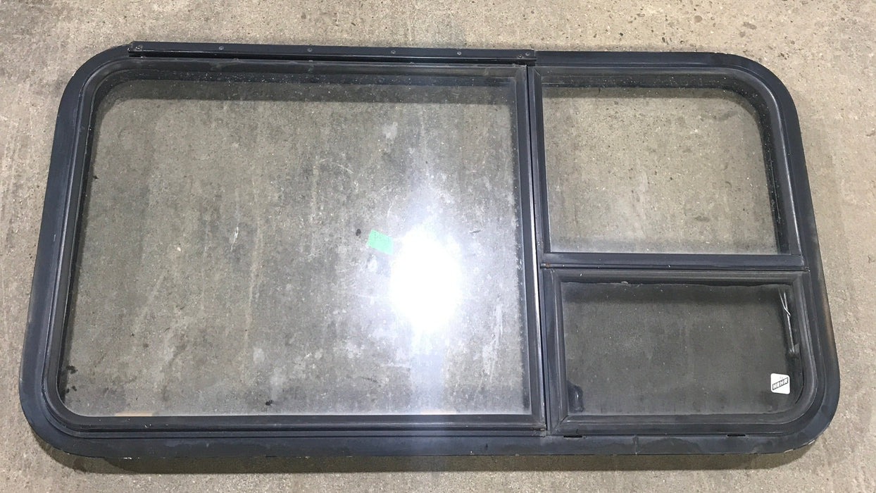 Used Black Radius Emergency Opening Window : 41 1/2" W X 21 1/2" H X 2" D