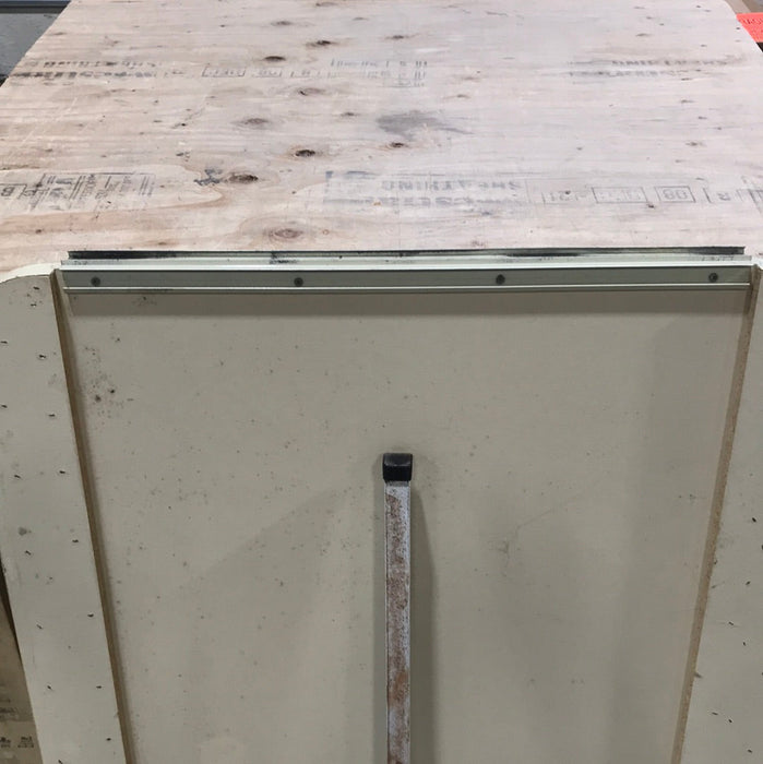 Used RV Wall Mount Table Top With Single Leg 38 1/4" L x 34" W