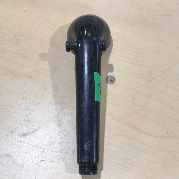 Used Shower Head Black, 7 1/2"