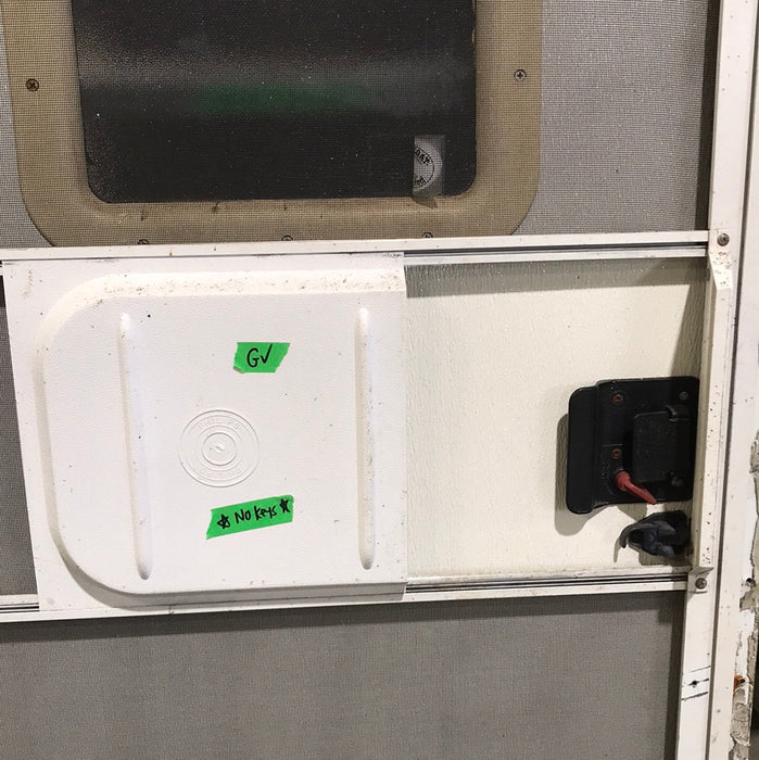 Used RV Radius Corner Entry Door 29 1/2" W x 70" H