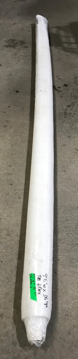 Used DIFLEX II TPO Roofing Membrane, White - 9'6" W x 30'9" L