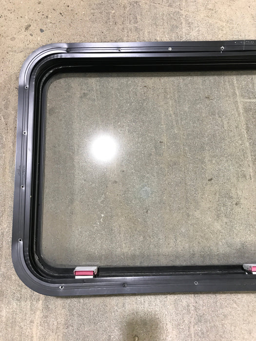 Used Black Radius Emergency Opening Window : 41 1/2" W x 21 1/2" H x 2" D
