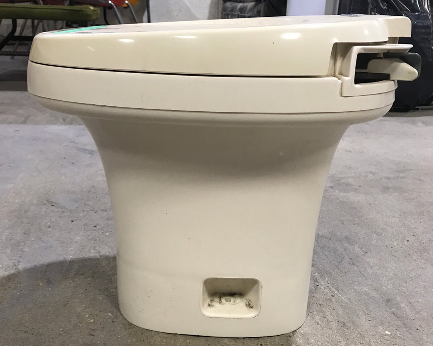 Used Complete Thetford Toilet, Hand Flush, High Profile, Off-White - AQUA MAGIC IV , 20920