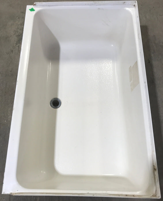 Used RV Bath Tub, Center Hand Drain - 38” L x 24" W