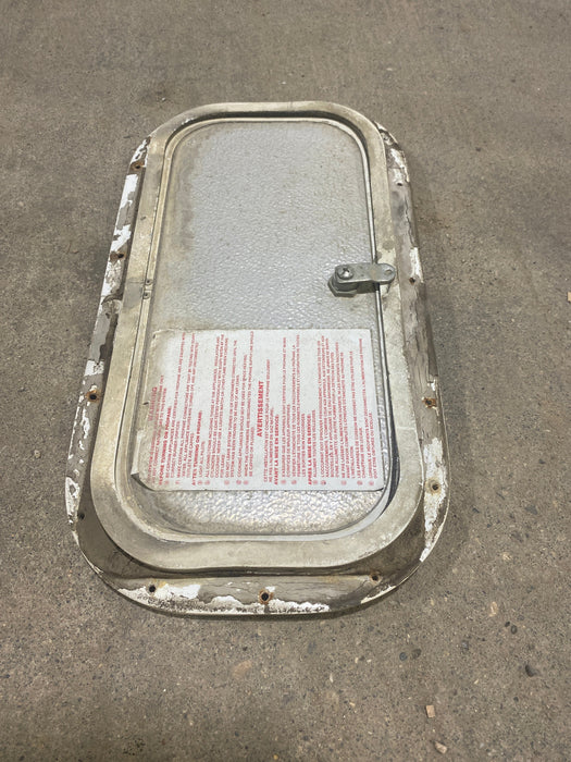 Used Radius Cornered Cargo Door 15 1/2" W x 7 1/2" H x 1/2" D