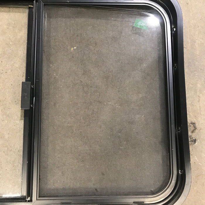 Used Black Radius Opening Window : 29.5" X 21.5" X 2"