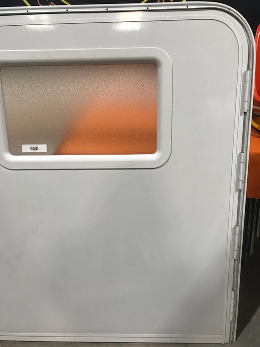 Used Radius Storage/ Teardrop Trailer Entry Door 48 1/4”x 43 1/2” x 2 1/2"