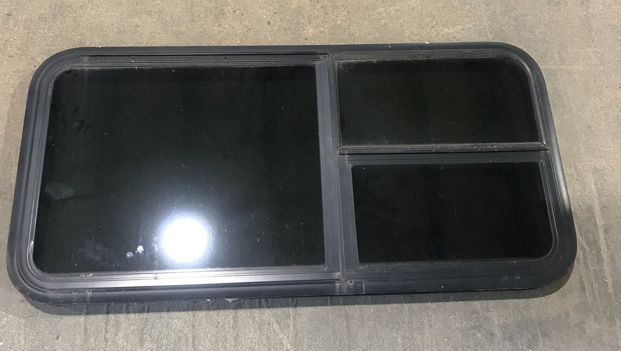 Used Black Radius Emergency Opening Window : 41 1/2" W x 21 1/2" H x 1 7/8"