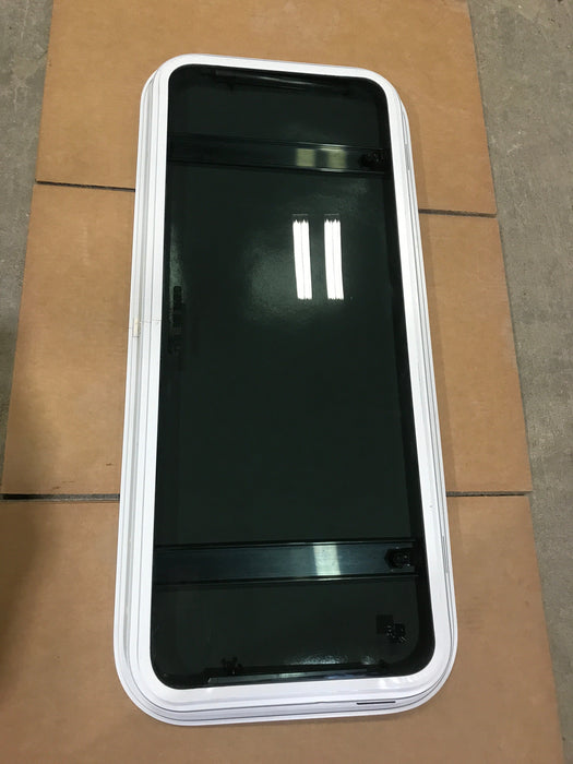 Used Radius Opening Rock Guard Covered Window: 40 1/2"  X 16 1/2"  X 1 1/2" D