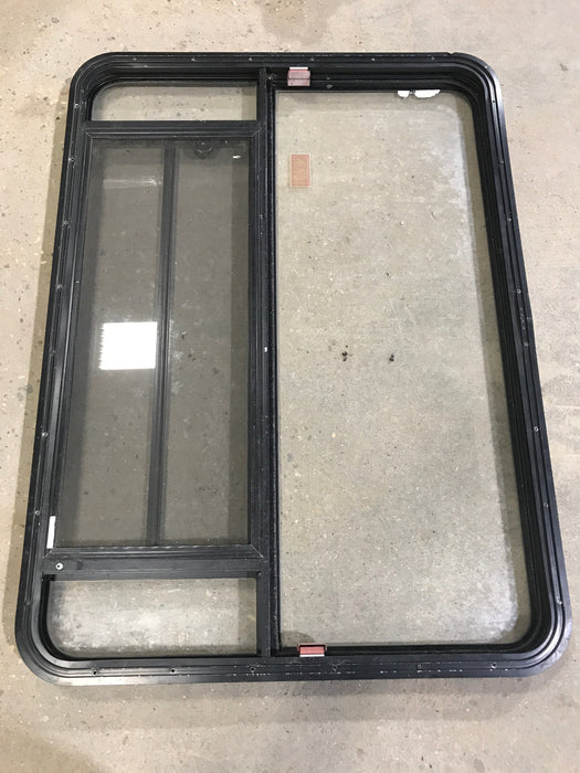 Used Black Radius Emergency Opening Window : 47 1/2" W x 34 1/2" H x 2" D
