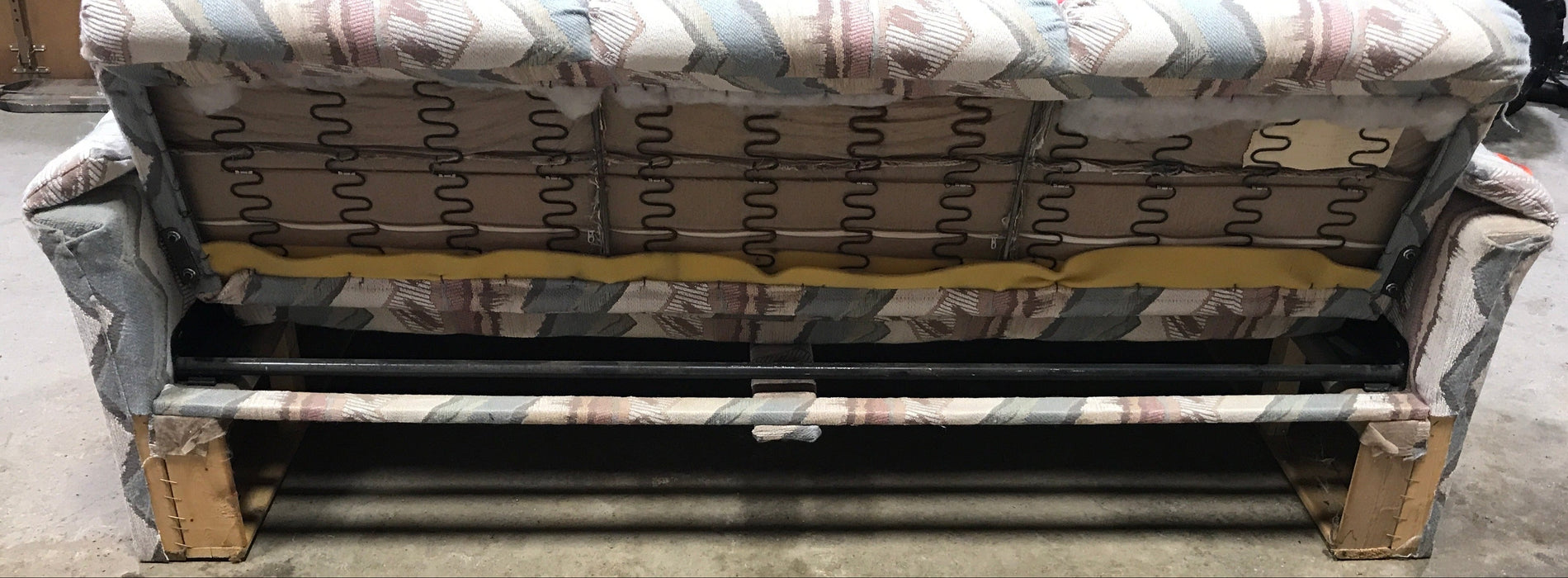 Used Jackknife RV Sofa, With Base - 77” x 42”