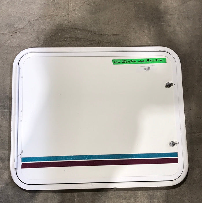 Used Radius Cornered Cargo Door 27 1/4" W x 22 1/4" H X 1" D