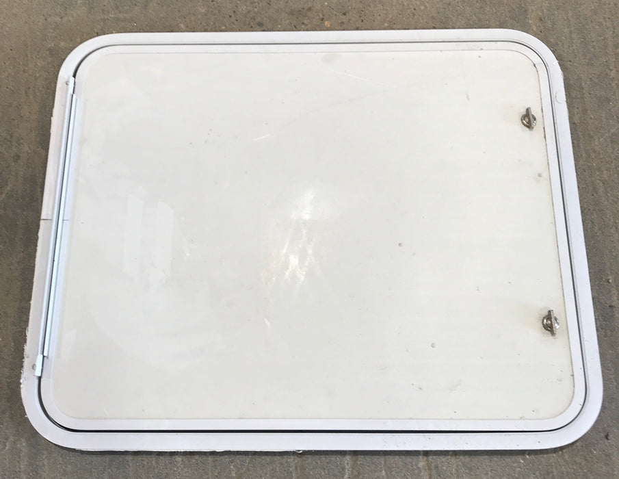 Used Radius Cornered Propane/Cargo Door 29 3/4" x 23 3/4" x 3/4" D