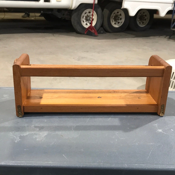 Used Paper Towel Holder, Wood 14" X 5"