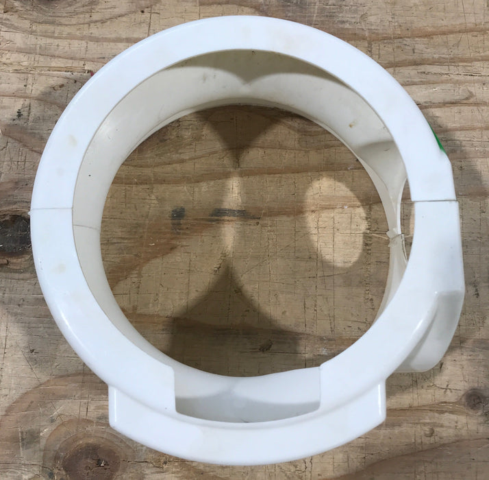 Used Dometic Toilet Base Cover, Short, White - 385310108