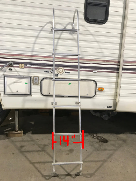 Used RV Exterior Ladder - Aluminum - 88" H x 14" W