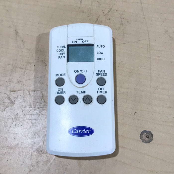 Used Carrier Air Conditioner Digital Remote/ Thermostat - 71DC6E58030 , MH 040501176
