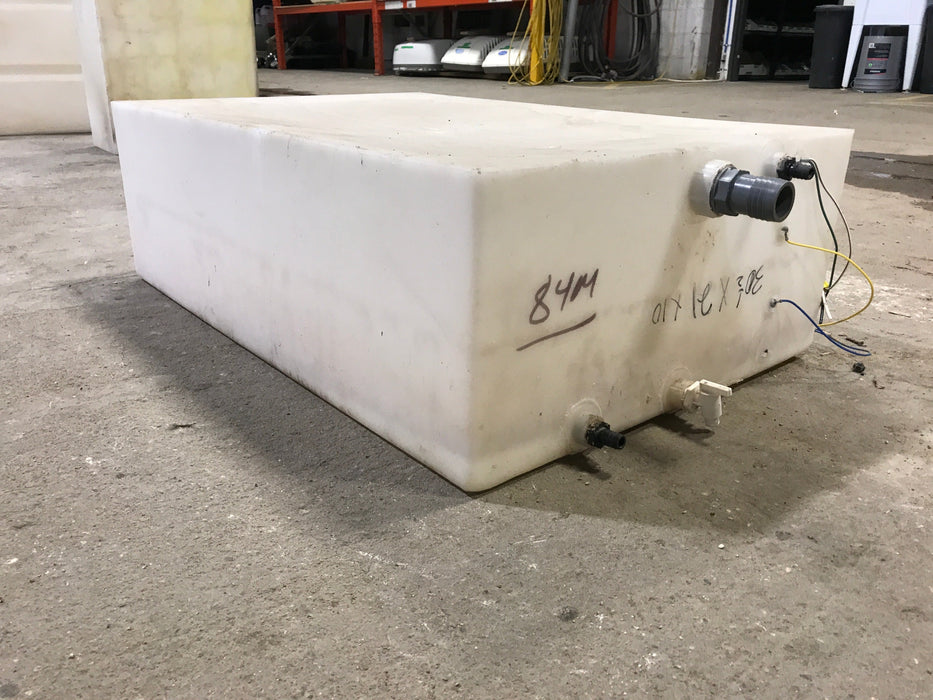 Used Fresh Water Tank 10" H  x 21" W x 30 1/2” L