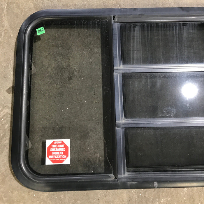 Used Black Radius Opening Window : 59.75" x 21.75" x 2"